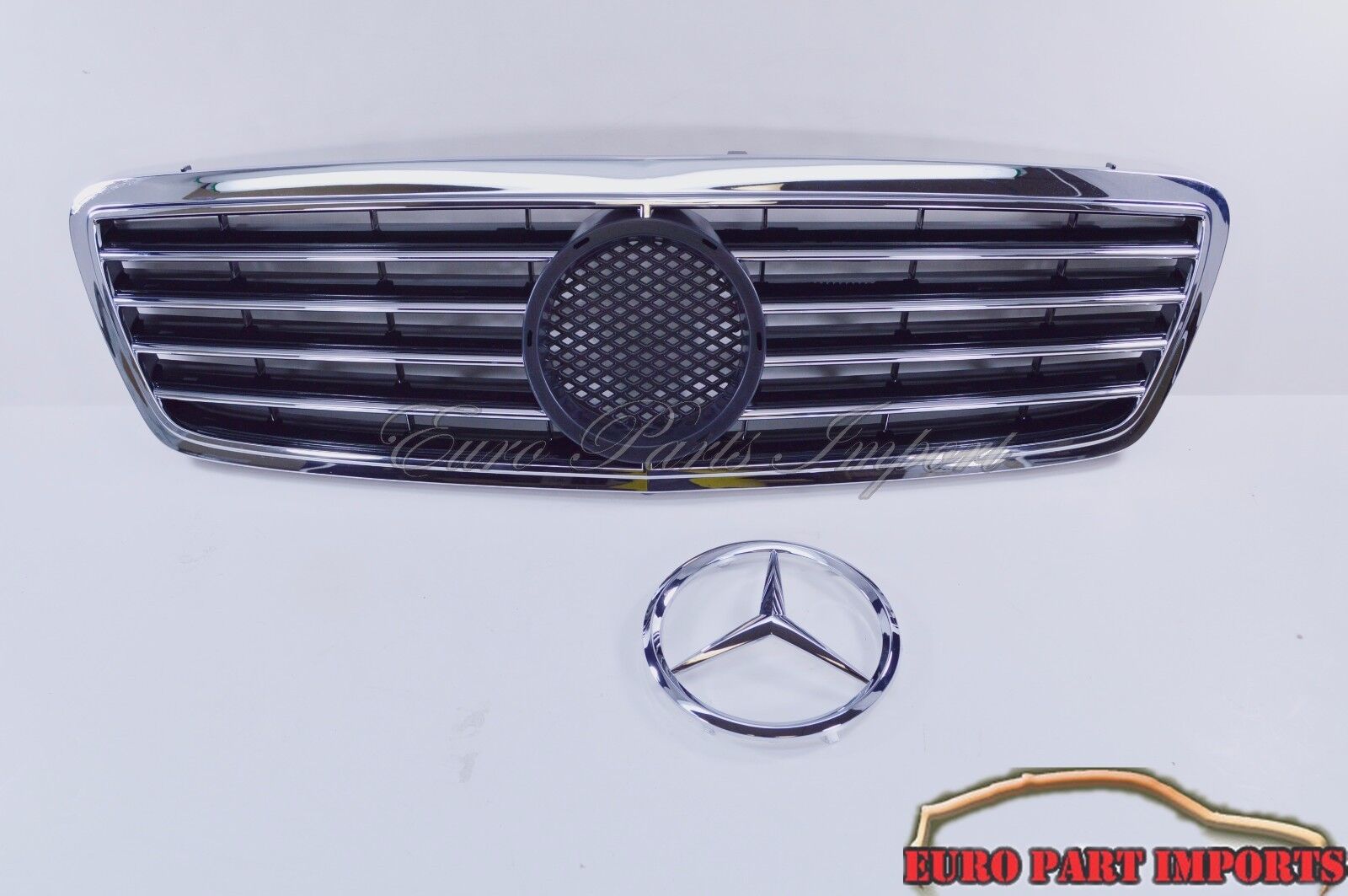 Mercedes-Benz W203 C-Class Front Hood Sport Black Grill Grille germany