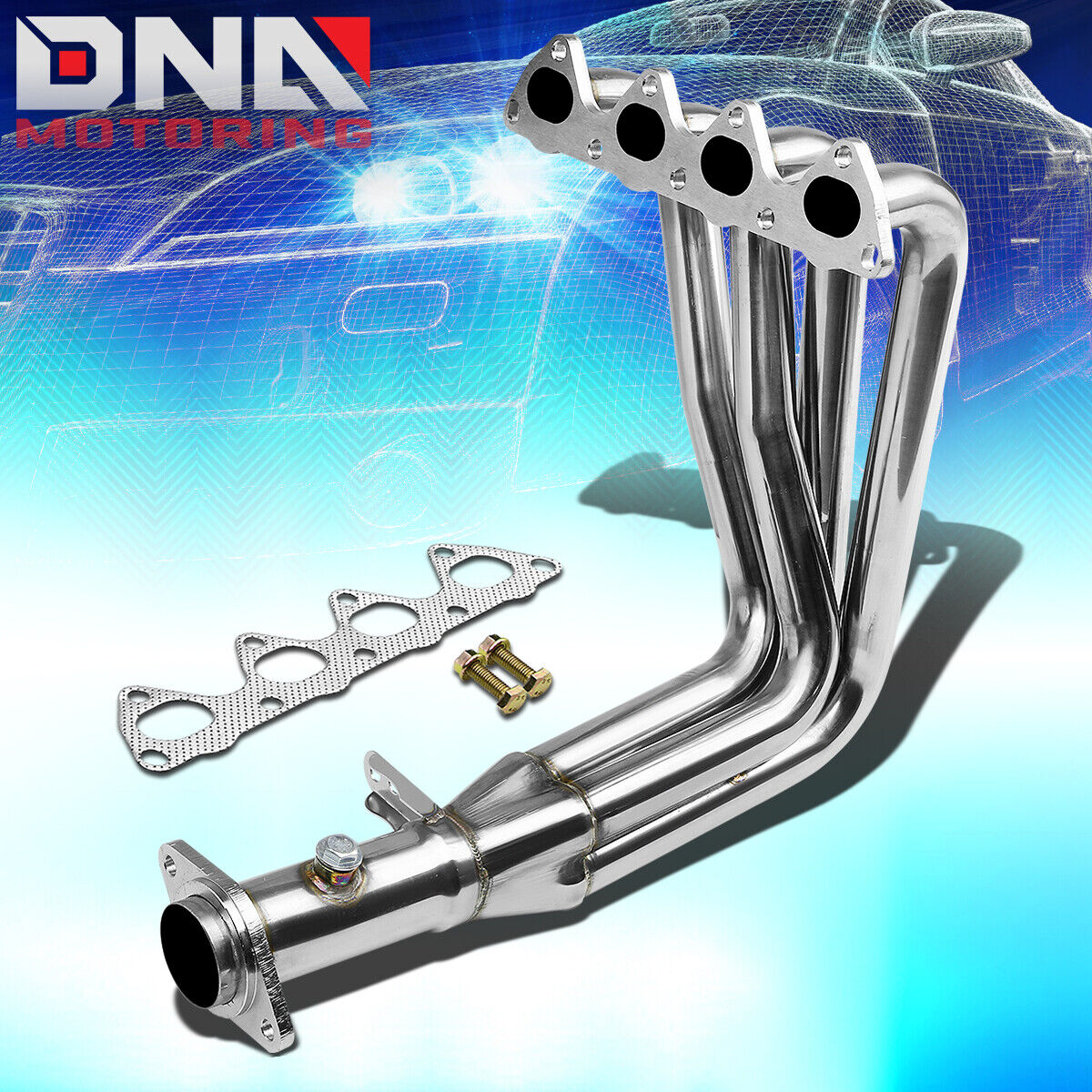 STAINLESS STEEL 4-1 HEADER FOR 94-01 INTEGRA GSR/TYPE-R/Si 1.8 EXHAUST/MANIFOLD