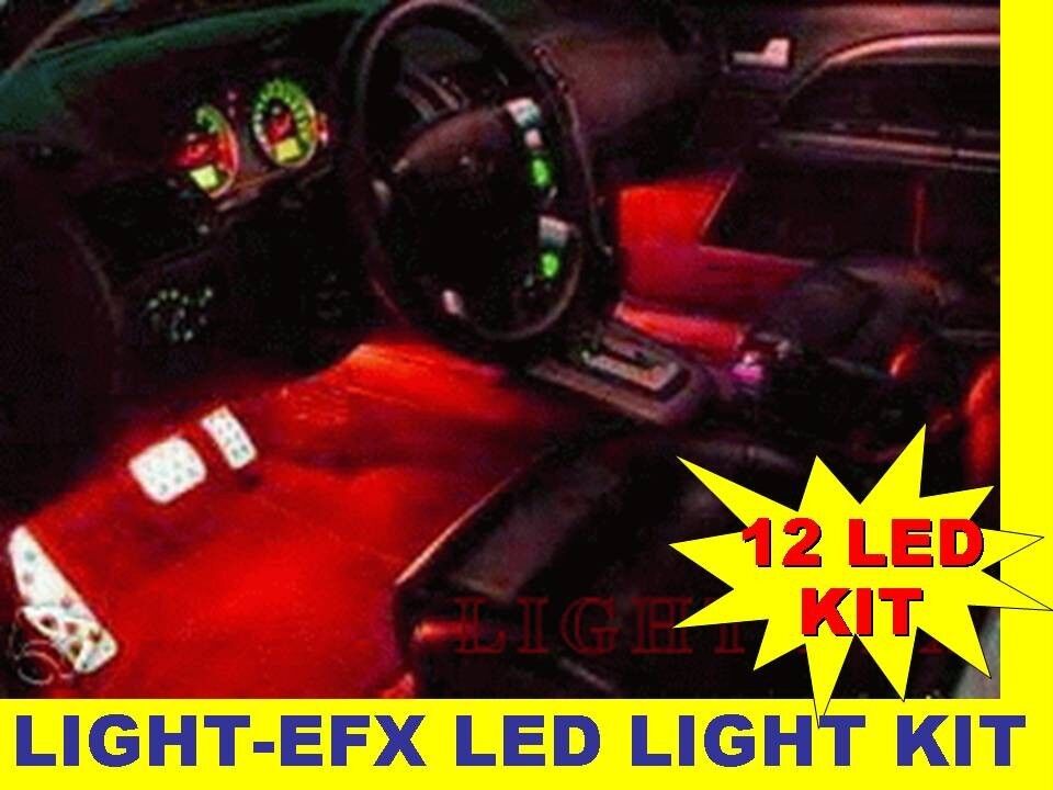 RED INTERIOR LIGHTS KIT FORD