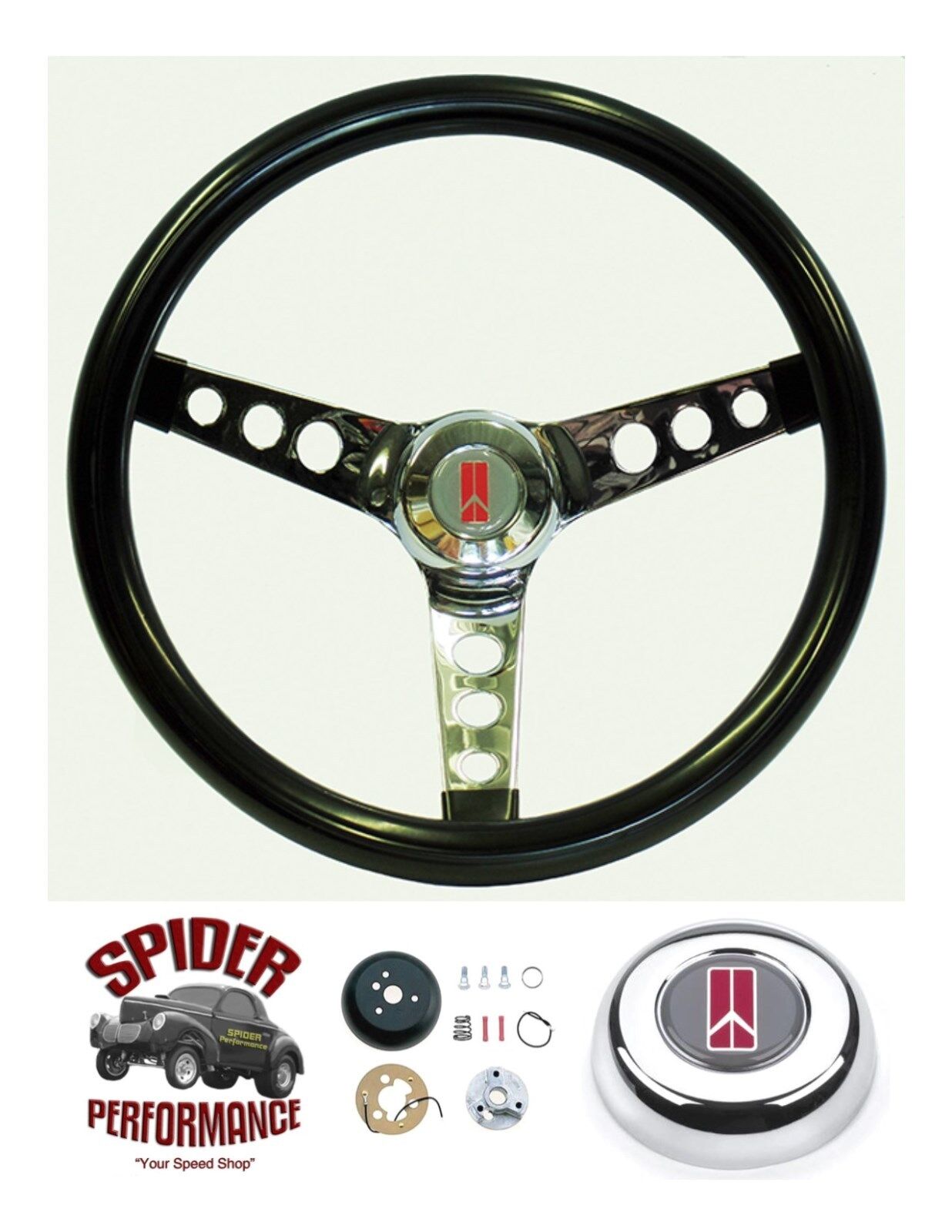 1969-1989 Oldsmobile steering wheel 13 1/2\