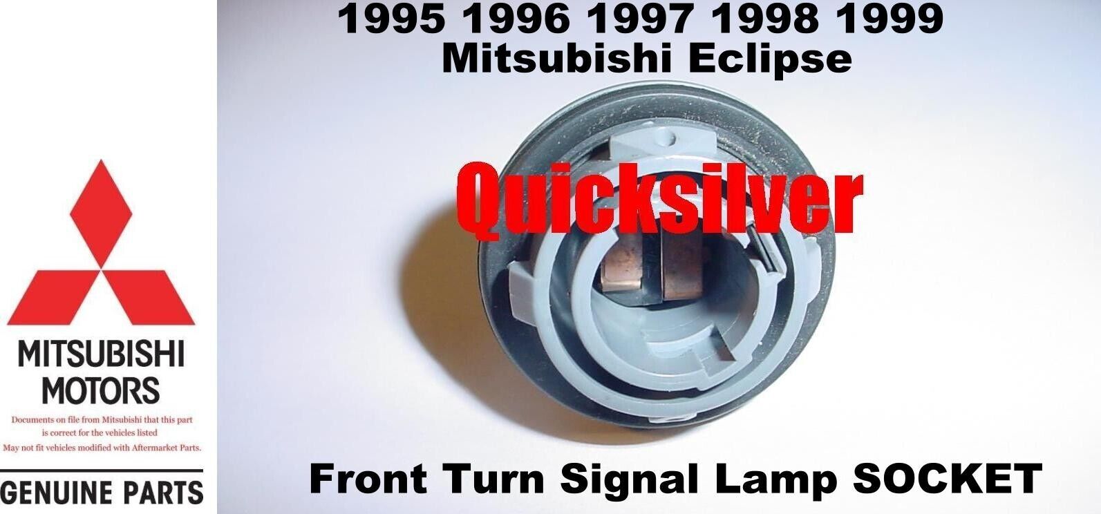 1995 1999 Mitsubishi Eclipse RS GS GST GSX Front Turn Signal Bulb Socket OEM NEW