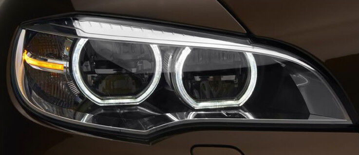 BMW E71 E72 X6 E70 X5 M European LED Headlight Retrofit OEM Headlamp Pair NEW