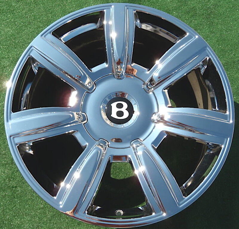NEW Factory Chrome Bentley Wheel Flying Spur Genuine OEM Continental 3W0601025AA