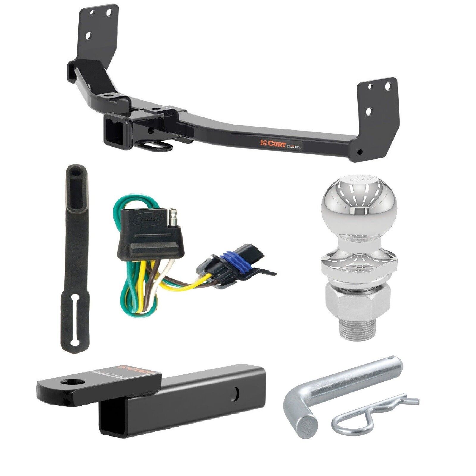 Curt Class 3 Trailer Hitch Tow Package for Cadillac SRX