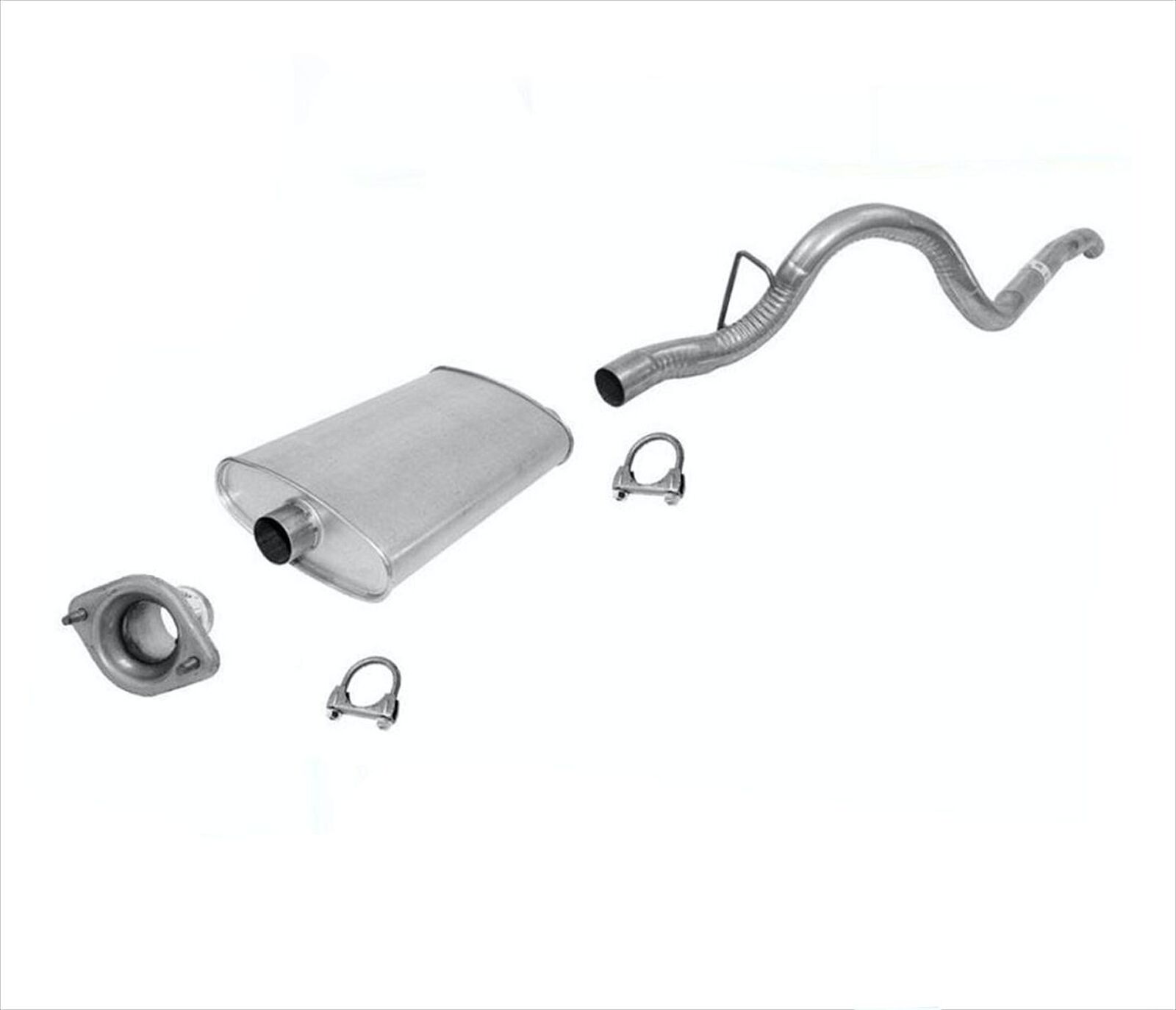 Fits For 2001 Jeep Cherokee With A Flange Inlet Muffler Tail Pipe Exhaust System
