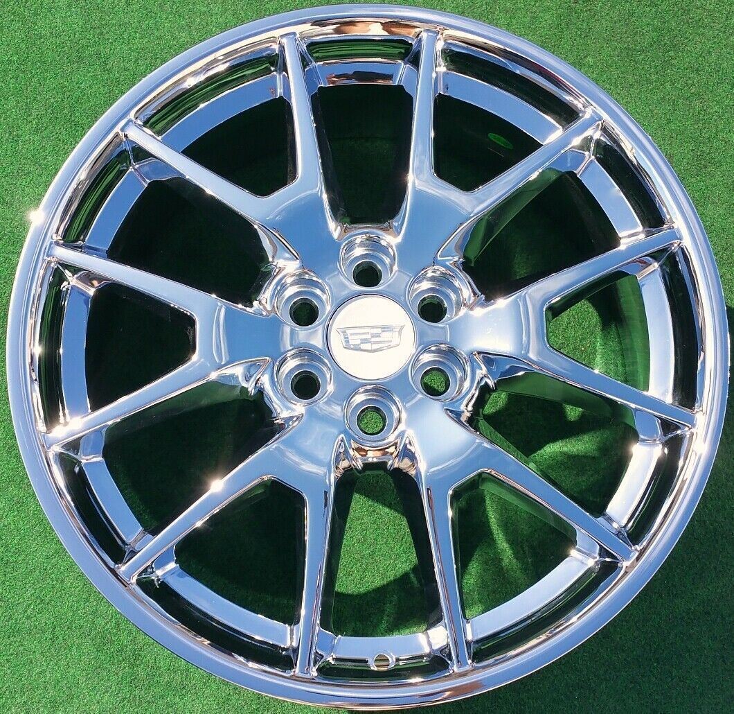 Cadillac XT5 Chrome 20 Wheels 2024 Set 4 NEW OEM Factory GM Spec SRX XT6 Acadia