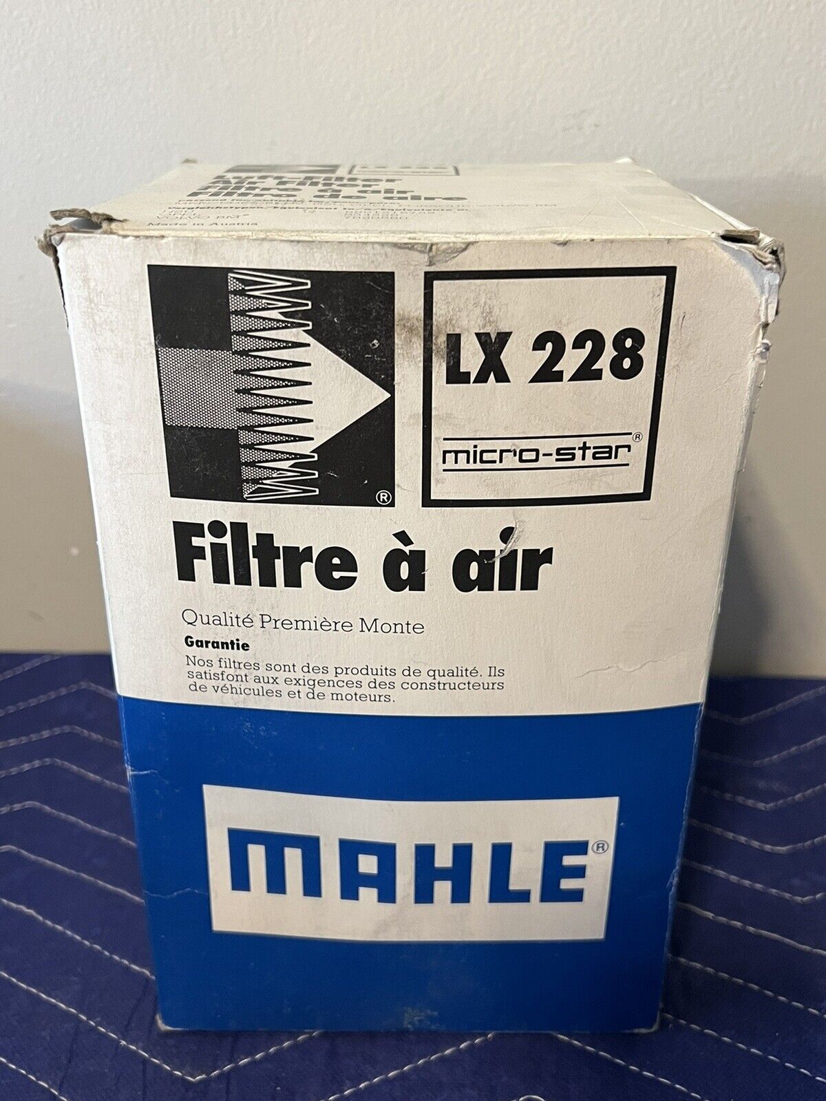 NOS MAHLE Mercedes Benz W113 W109 300SEL Air Filter LX228 / LX 228