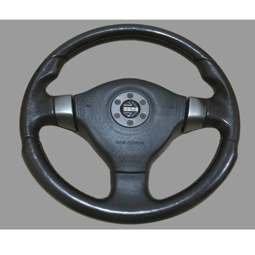 Nissan SKYLINE GT-R BN34 BCNR33 Genuine MOMO Steering Wheel Black Leather Used