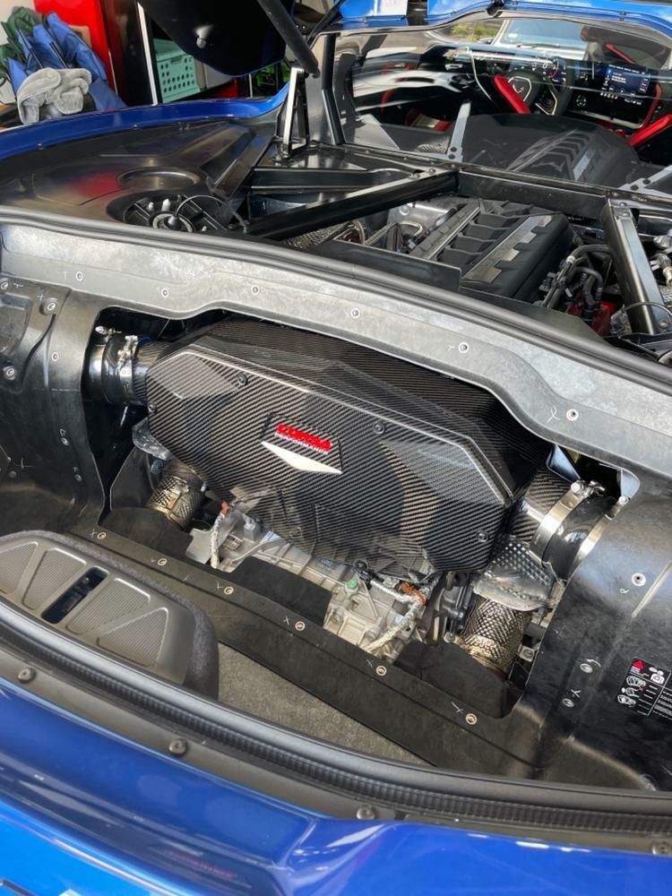 Corsa Cold Air Intake for C8 Corvette | Carbon Fiber | 44003D | 14HP GAIN