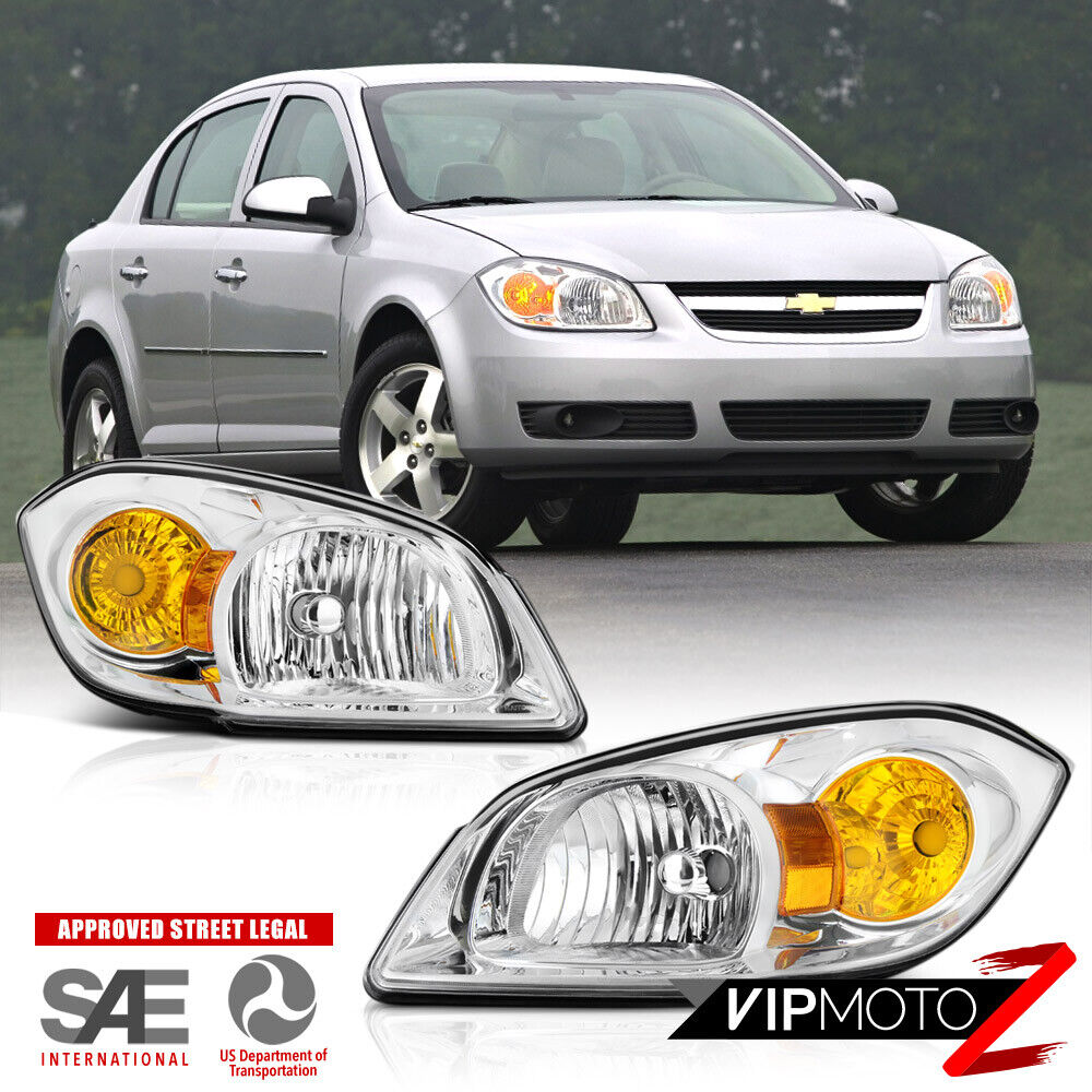 05-10 Chevy Cobalt/G5 Pursuit PAIR Left & Right Side Replacement Headlight Lamp
