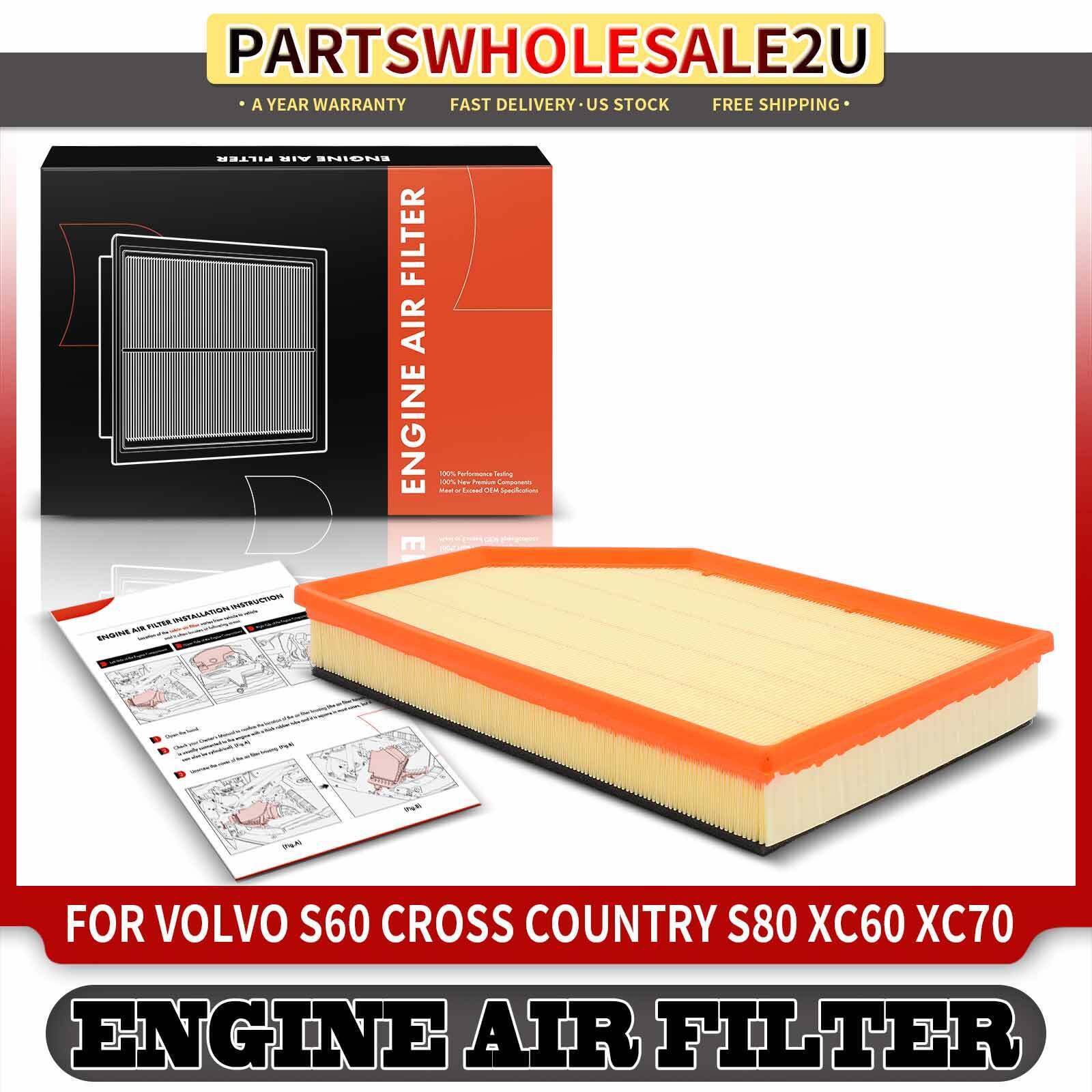 1x Engine Air Filter for Volvo S60 V60 Cross Country XC60 XC70 30748212 31370161