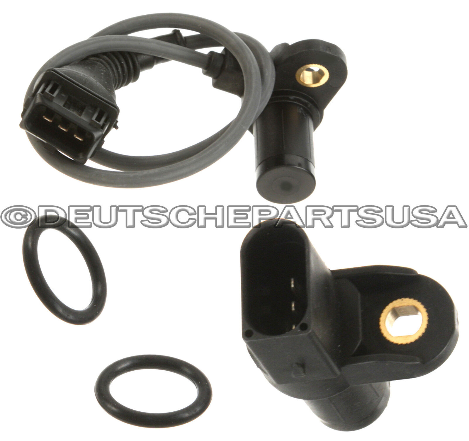 INTAKE + EXHAUST Camshaft CAM Position Sensor + 2 O\'RING SET 4 for BMW E39 