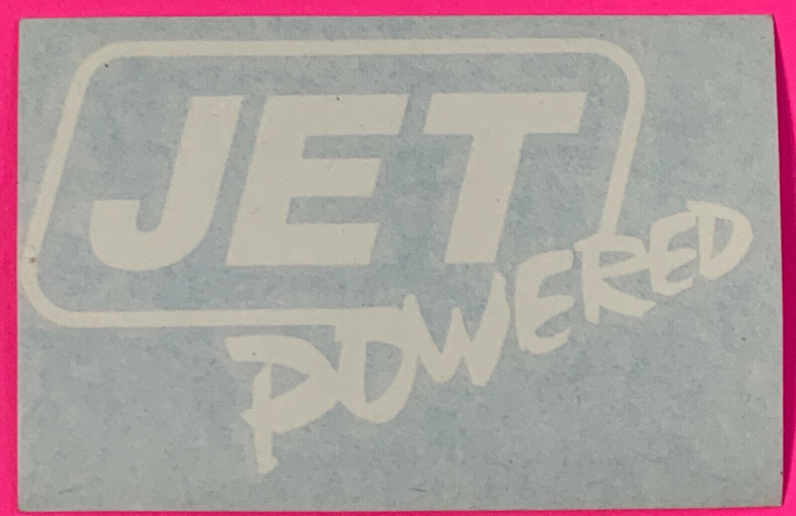 JET POWERED PERFORMANCE CHIPS VINTAGE DECAL STICKER. Peel and Stick