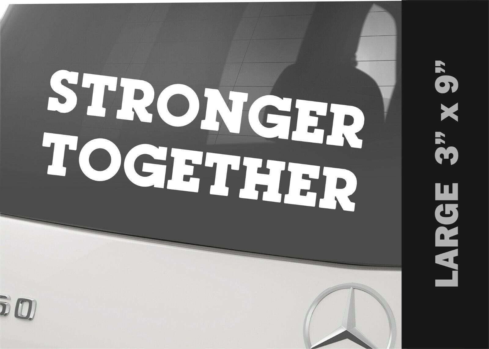 Hillary Clinton Stronger Together Decal Bumper Sticker