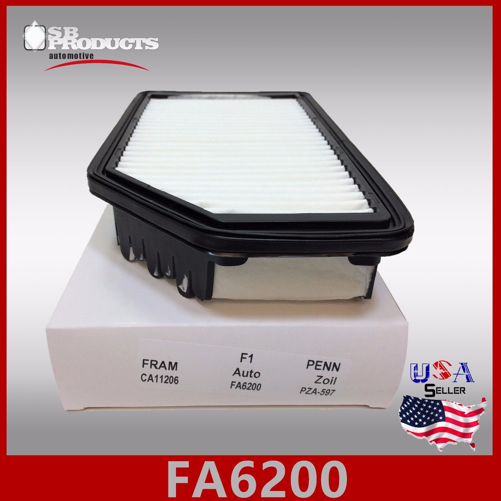 Auto1tech Engine air filter ~ 2012-2017 Accent Rio & Soul 4CYL