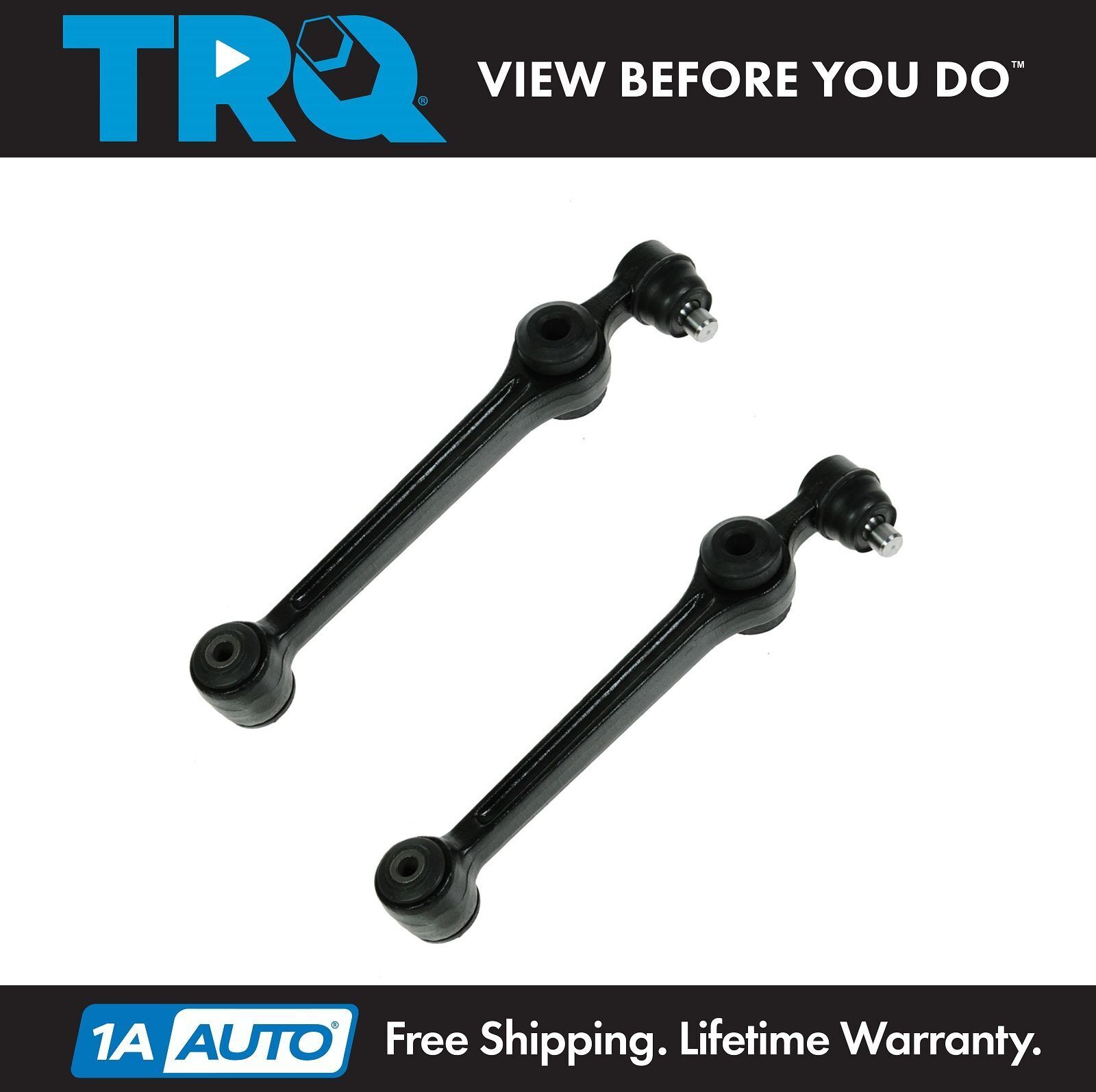 TRQ Front Lower Control Arm W/ Ball Joint Left Right Pair for 94-97 Ford Aspire