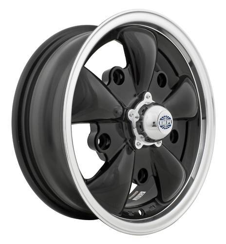 EMPI GT-5 Rim 5.5 X 15  Black wheel VW bug  Type 1 2 3 