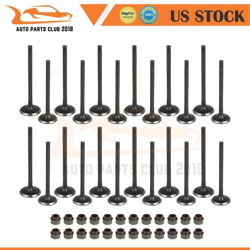 Intake Exhaust Valve Kit With Valve Stem Seals 2000 Fit for Saturn LW2 3.0L