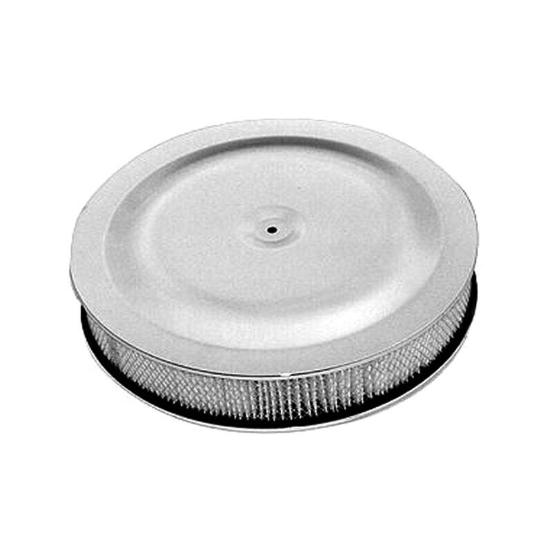 Bandit Air Cleaner Assembly 8032K; Race Car Style Chrome Flat Round 14\