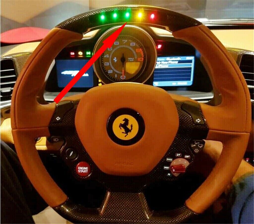 Ferrari 458,599,430,488 California T Steering Wheel Colorful Led Unit modify