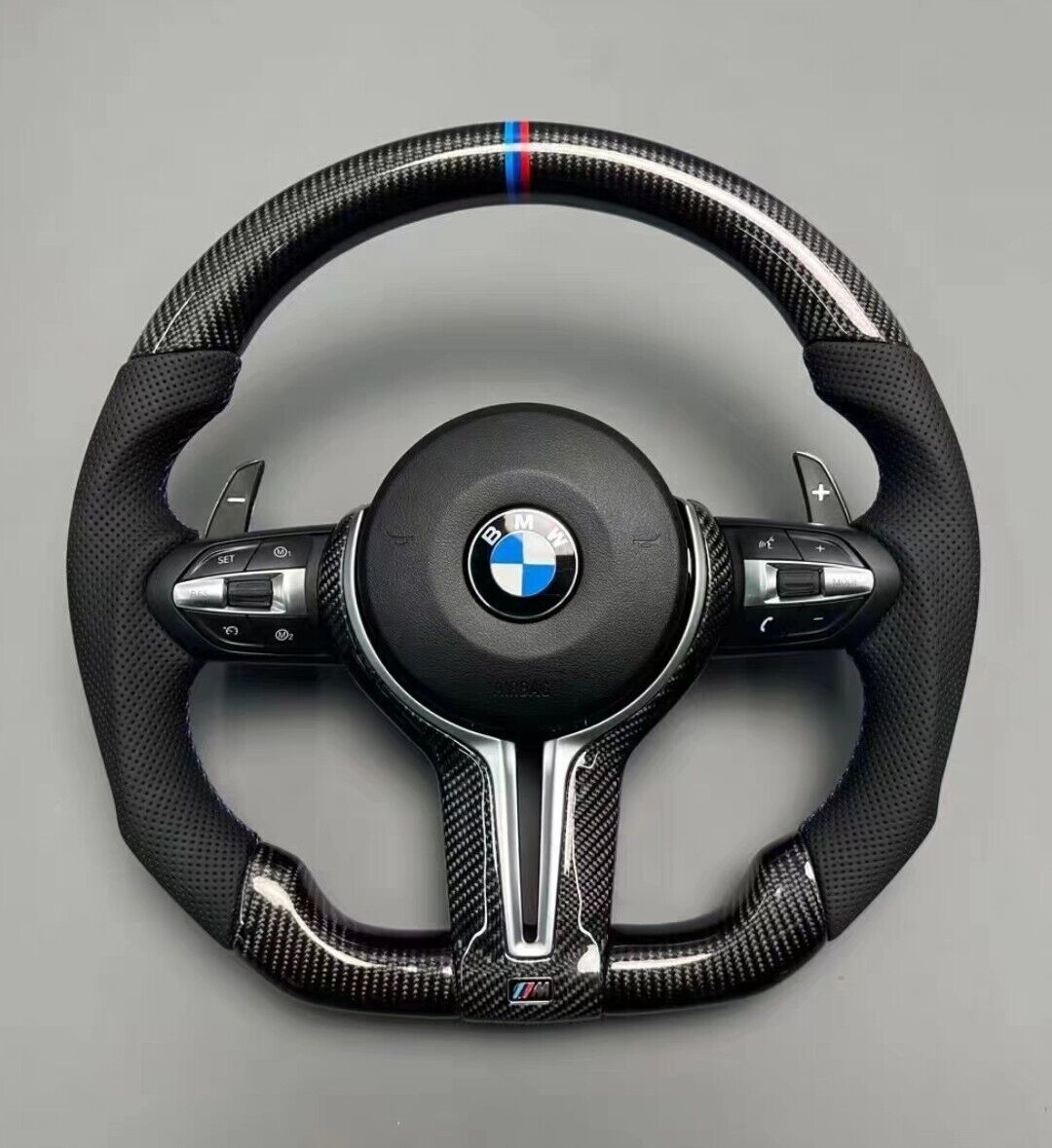 BMW Steering Wheel for M3 M6 F10 F12 F06 F07... Carbon Fibre 