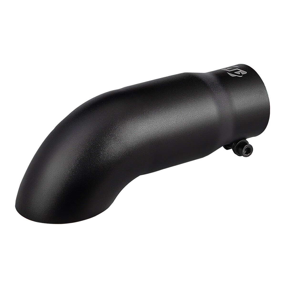Exhaust tip 2.5'' Inlet Black Coated Stainless Steel Turn Down 2.5ID x 3OD x 9L