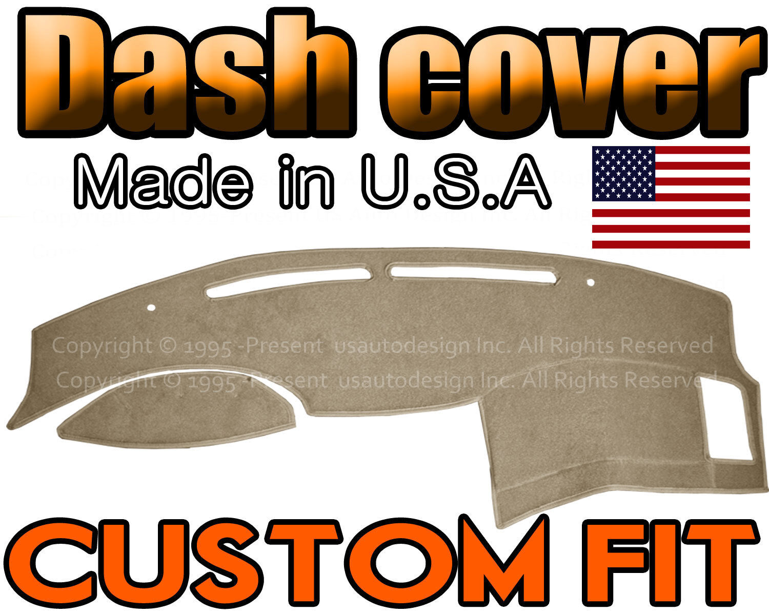Fits 2003-2008 INFINITI FX35 FX45 FX50 DASH COVER MAT DASHBOARD PAD USA / BEIGE