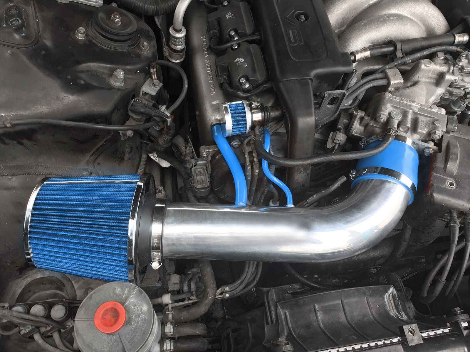 Blue Air Intake System Kit&Filter For 1991-1995 Acura Legend 3.2L V6