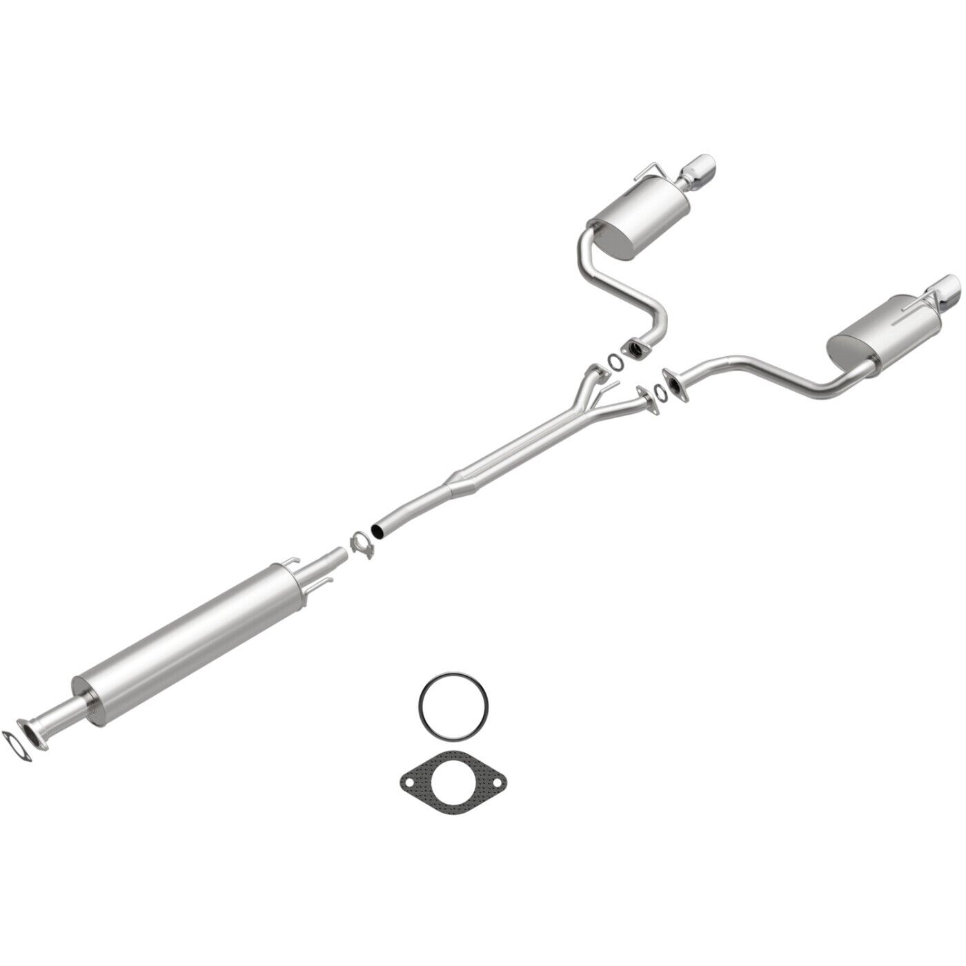 BRExhaust 106-0167 Exhaust Systems for Nissan Maxima 2009-2014,2016-2017