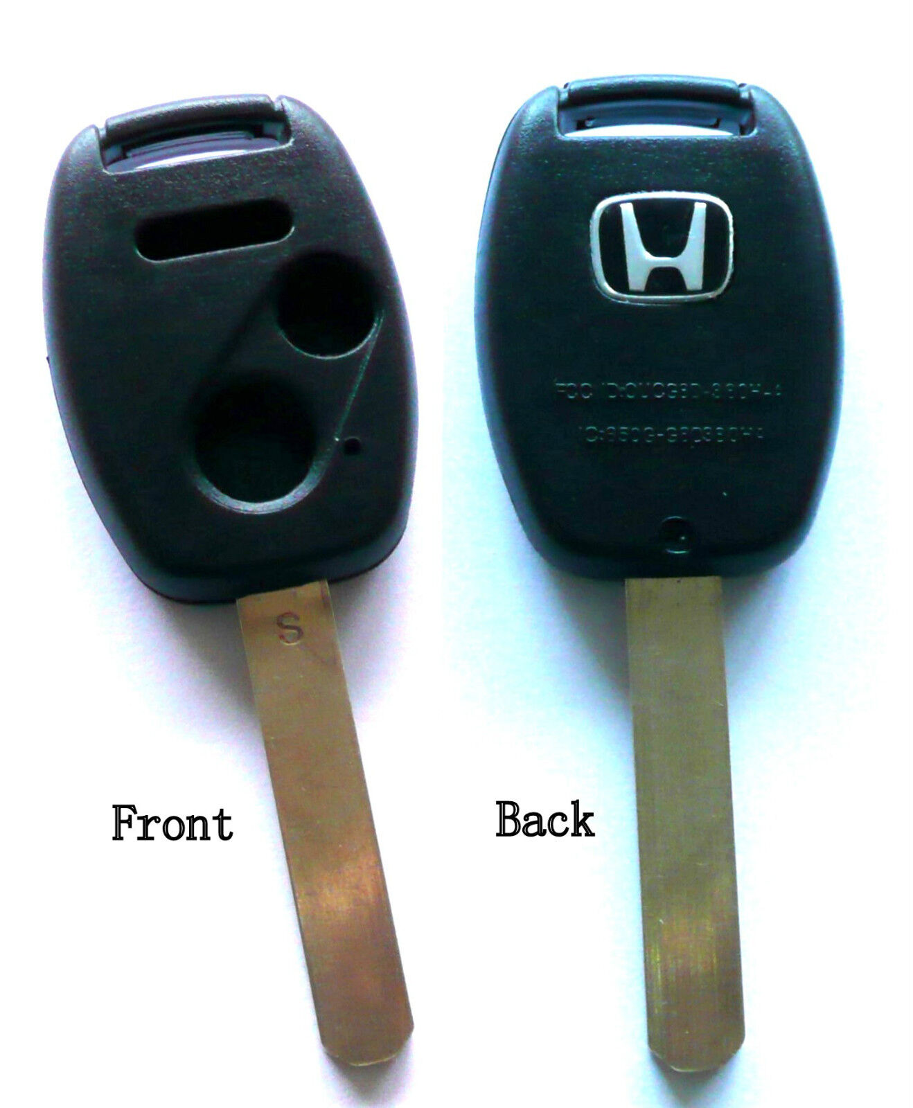 New Honda 3 Buttons Keyless Entry Case Replacement  Remote Key Fob Shell