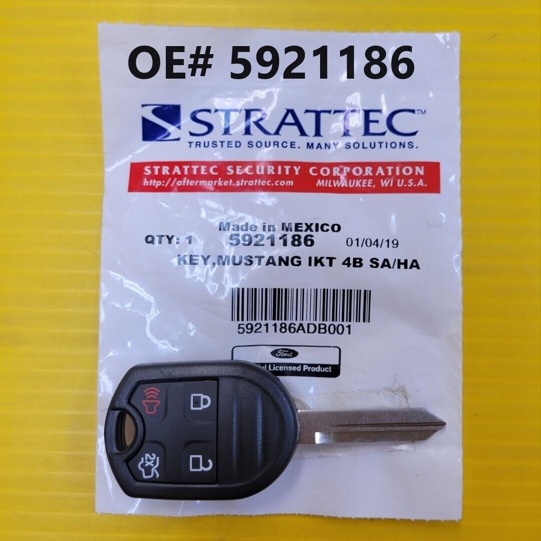NEW OEM 2005-2014 Ford Mustang Remote Head Key With Pony Logo 164-R8087 5921186