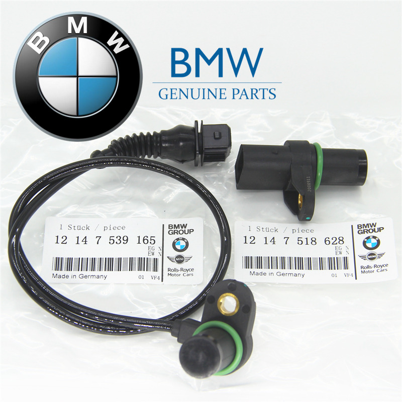 Set of 1 Intake and 1 Exhaust Camshaft Position Sensor for BMW 330Ci 325Ci X3