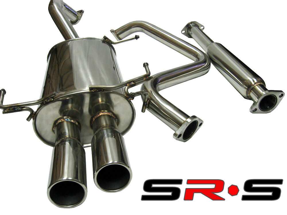 SRS TYPE-RE CATBACK EXHAUST SYSTEM For 00 01 02 03 NISSAN MAXIMA V6 DUAL TIP