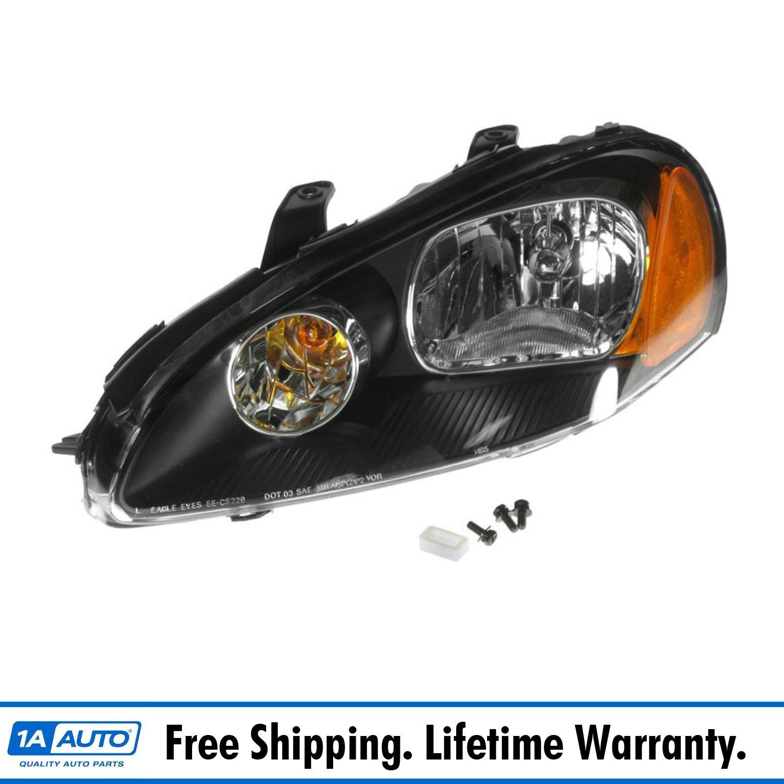 Left Headlight Assembly Drivers Side For 2003-2005 Dodge Stratus MI2502134