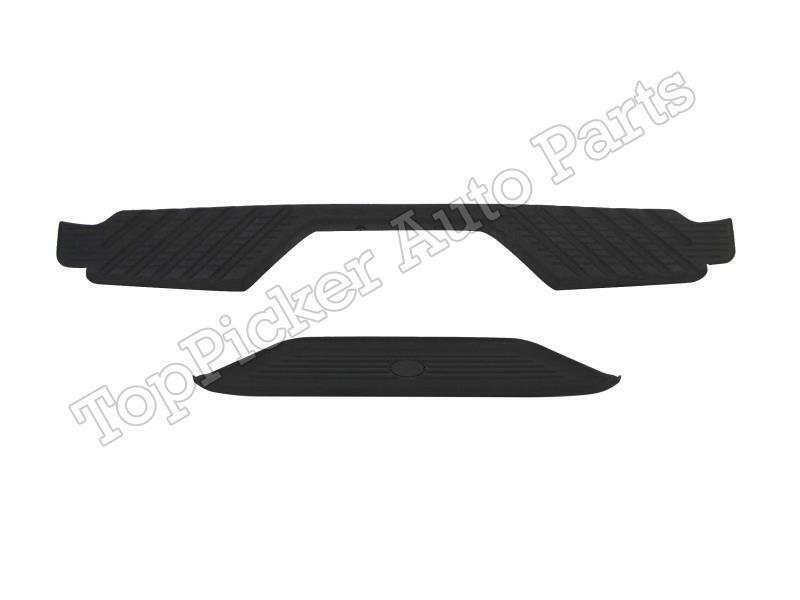 For 1998-2004 Frontier Rear Step Bumper Top Low Pad Up Center Pad 2Pc New