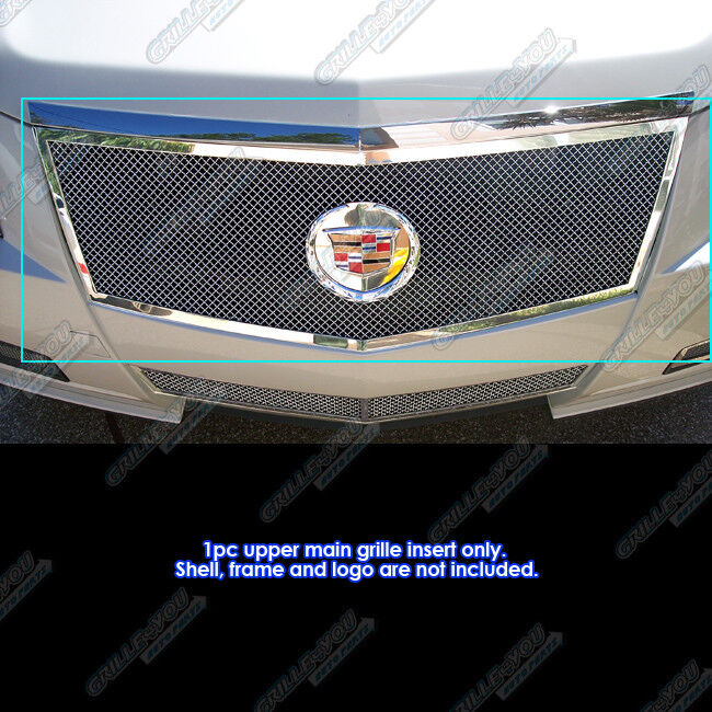 Fits 2008-2013 Cadillac CTS Stainless Steel Mesh Grille Grill Insert