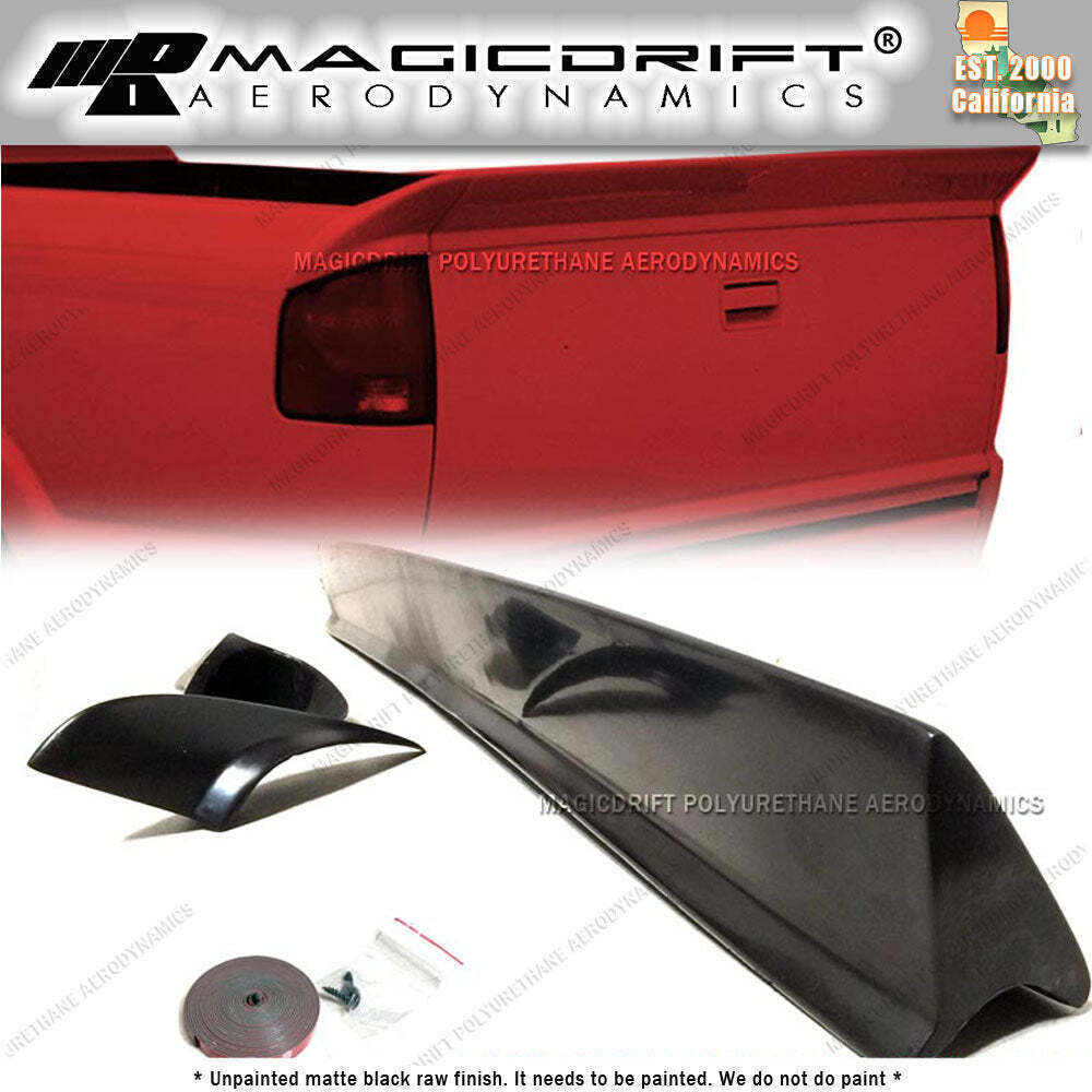 For 94-04 Chevy S10 / Sonoma Rear Tailgate WW 3-pcs Spoiler Wing Polyurethane