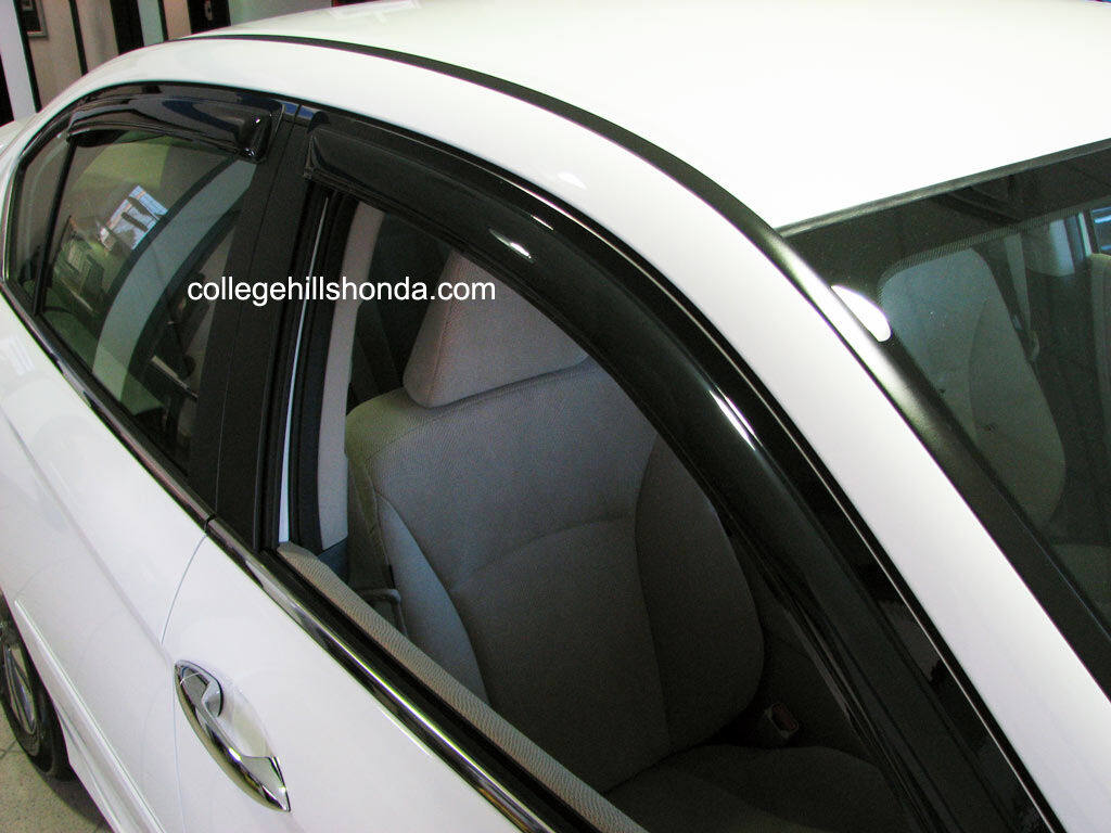 2013 Honda Accord 4dr Sedan Smoke Door Visors - NEW - 94535
