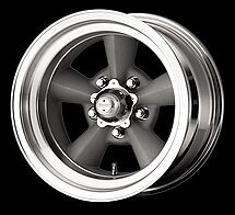 (4) 17 inch 17x8 TORQ THRUST II ORIGINAL Rims Wheels EARLY Chevy  5x4.75 4.5BS