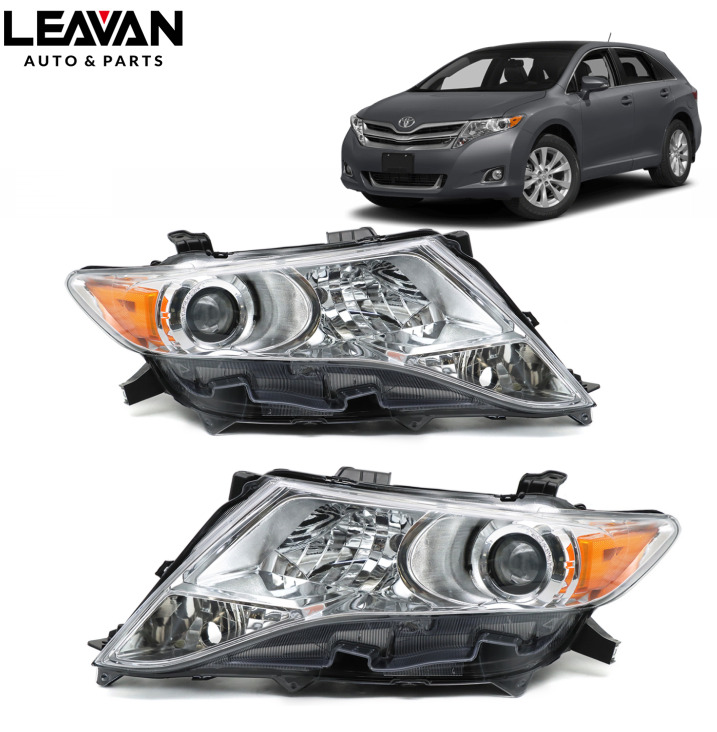 Pair For Toyota Venza 2009-2016 Headlights Headlamps Pair Left & Right Side