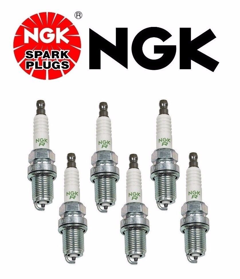 6 pcs NGK Part# 6953 BKR5E-11 V-Power Premium Copper Spark Plugs * Made In Japan
