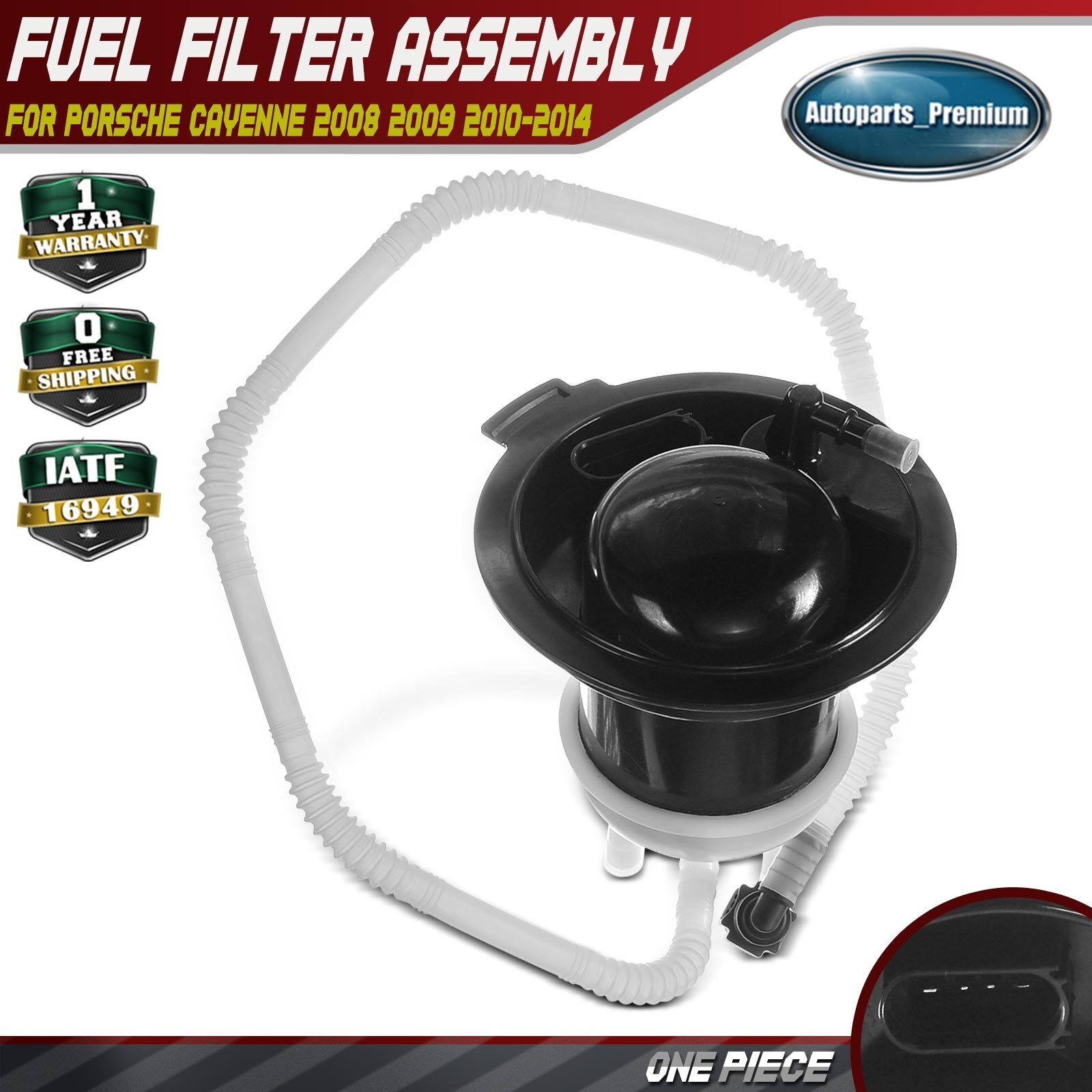 Fuel Filter Assembly for Porsche Cayenne 2008-2014 3.0L 3.6L 4.8L 7L5919679