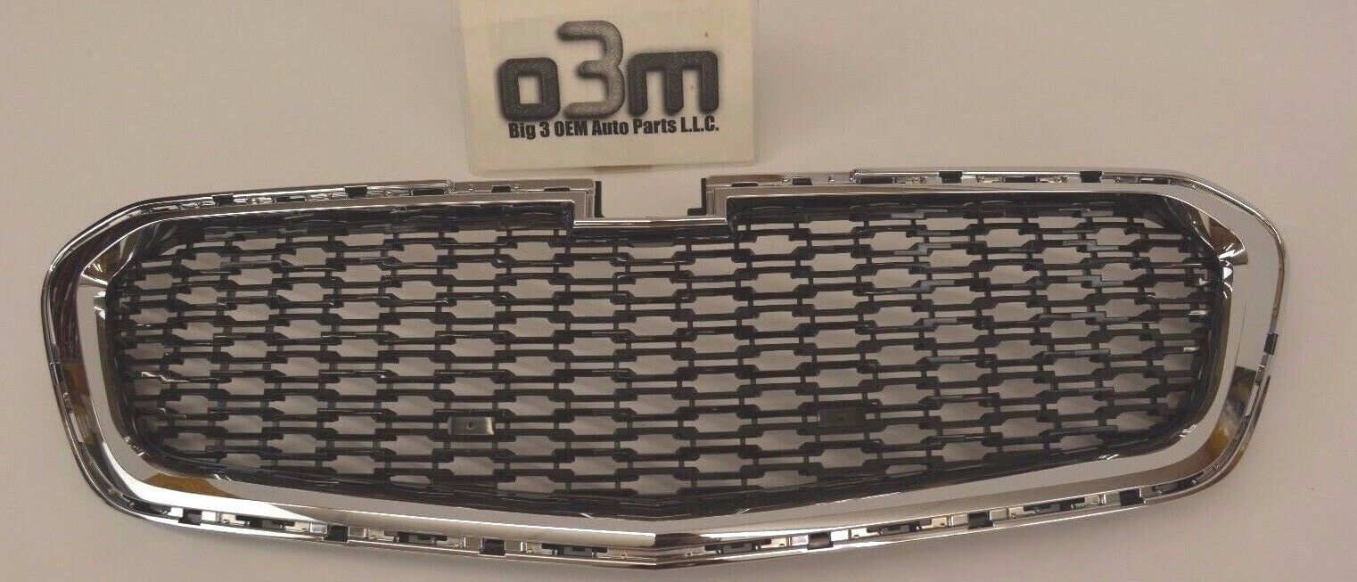 2014-2016 Chevrolet Malibu Front Bumper Chrome and Black Grille new OEM 22995179