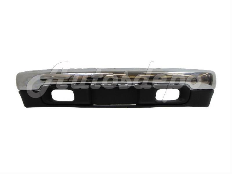Front Bumper Chrome Face Bar Air Deflector For S10 4WD 98-04 W/O Molding Hole