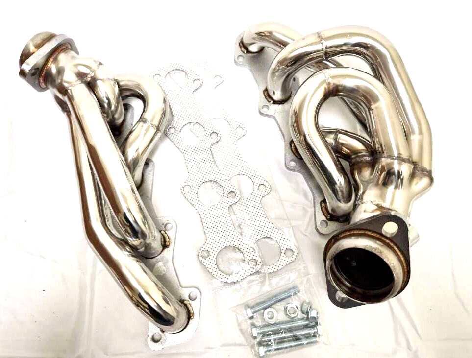 Exhaust Header For 1997 to 2003 Ford F150 F250 Expedition 5.4L V8 Shorty Pair