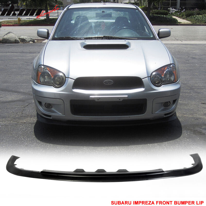Fits 04-05 Subaru Impreza WRX STI Style Front Bumper Lip Spoiler Unpainted PP