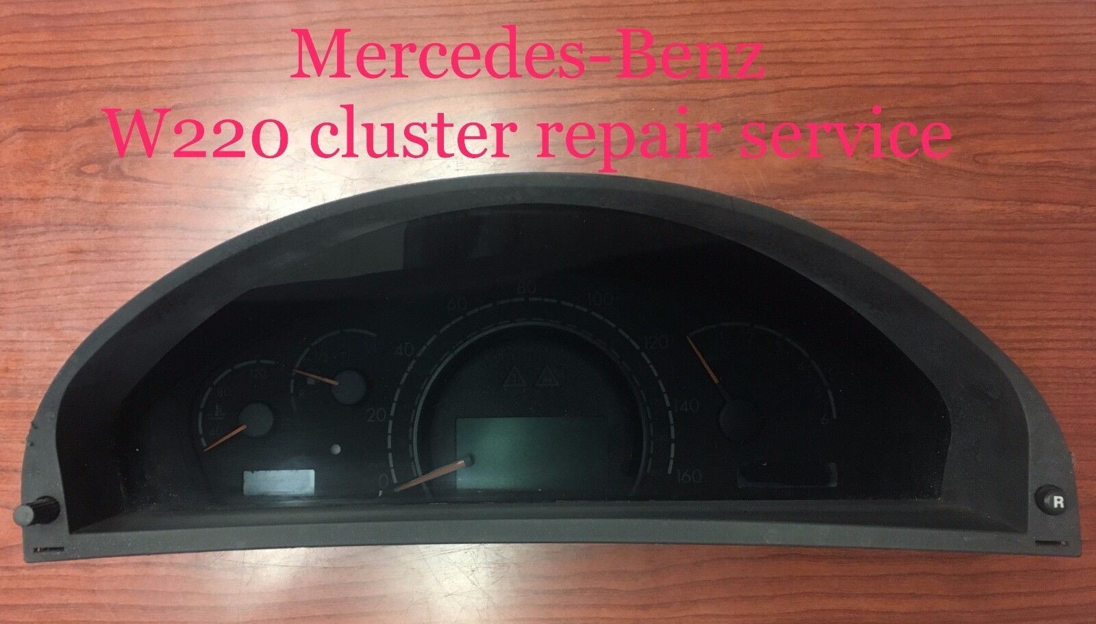Mercedes S-class CL-class Speedometer Instrument cluster REPAIR SERVICE ONLY