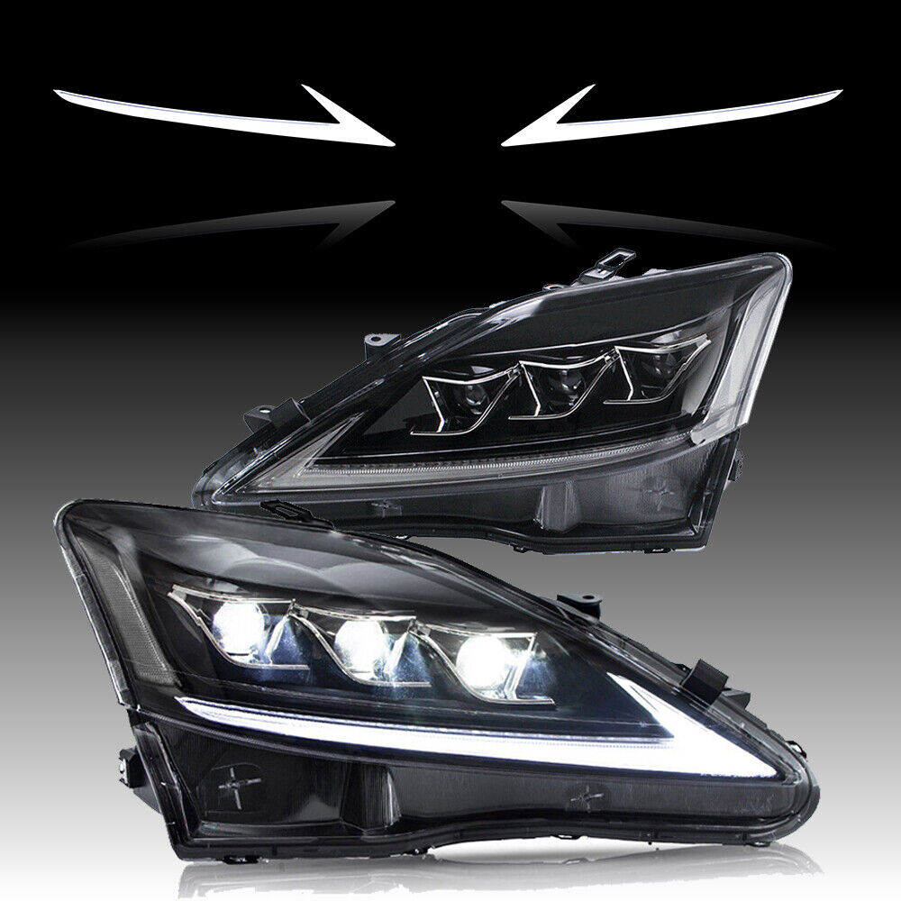 VLAND FULL LED Projector Headlights For Lexus IS250 IS350 ISF 2006-13 DRL Lamps