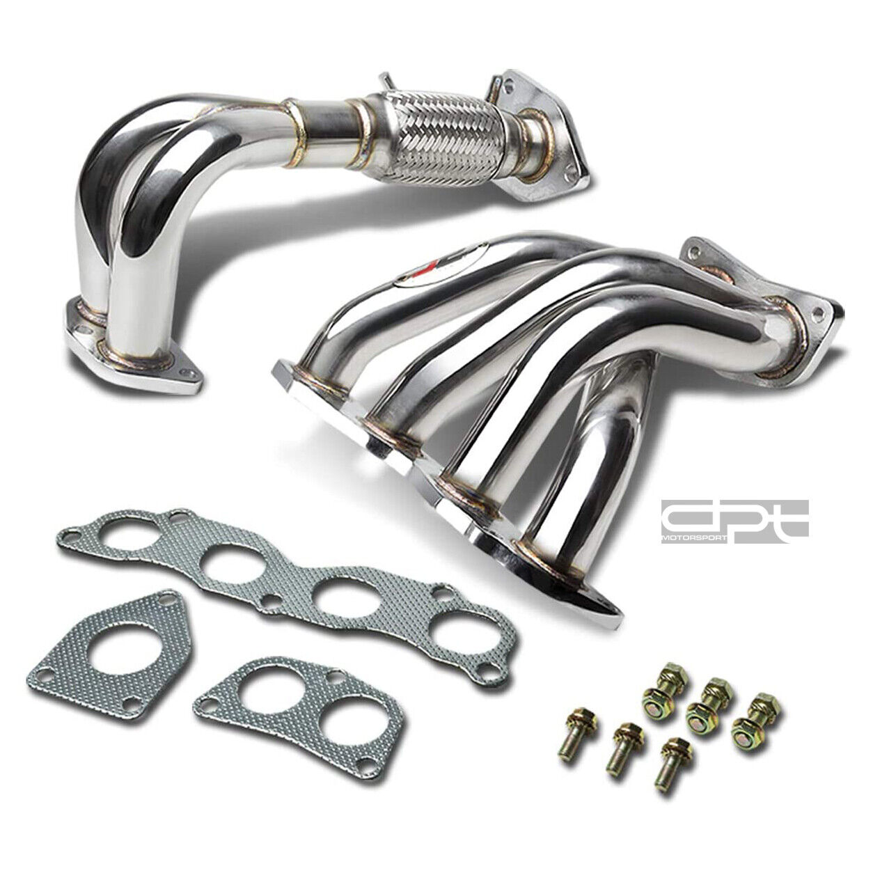 J2 ENGINEERING 4-2-1 SS  EXHAUST MANIFOLD HEADER 04-08 ACURA TSX CL9 2.4L K24A2