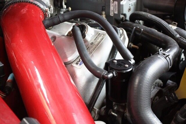 1999-2004 Mustang Cobra SVT JLT Oil Separator Passenger Side Black 3.0 IMPROVED